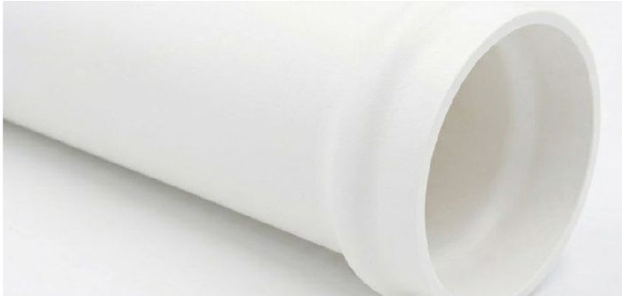 Dragon 110 mm white PVC pipe with rubber-ring socket