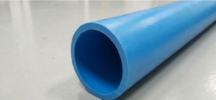 Dragon 50 mm blue PVC pipe