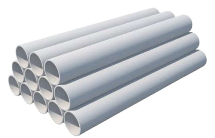 Bundle of Dragon PVC pipes